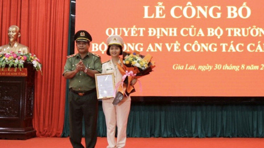 Bà Ksor H'Bơ Khắp trở thành nữ Phó Giám đốc Công an tỉnh Gia Lai đầu tiên